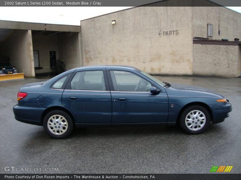 Medium Blue / Gray 2002 Saturn L Series L200 Sedan