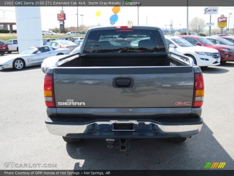 Storm Gray Metallic / Graphite 2002 GMC Sierra 1500 Z71 Extended Cab 4x4
