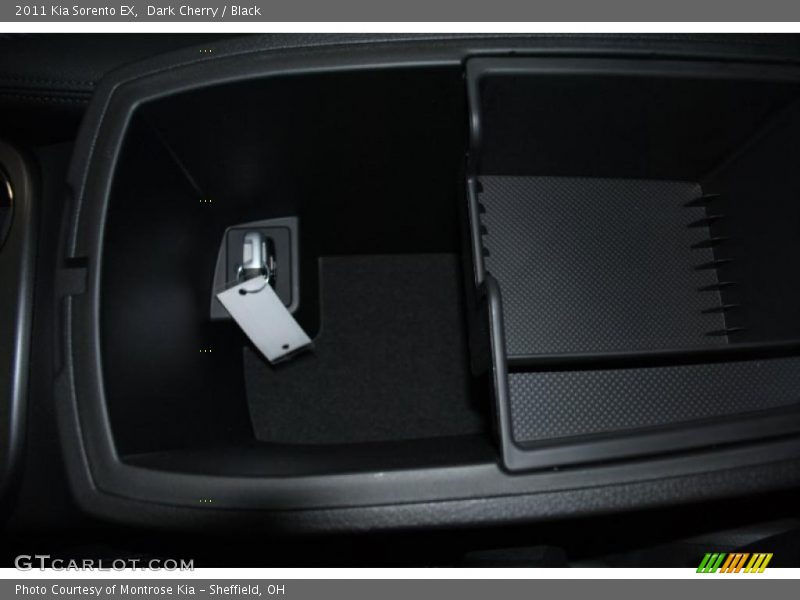Dark Cherry / Black 2011 Kia Sorento EX