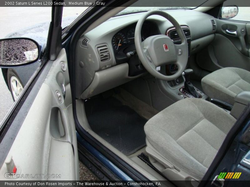 Medium Blue / Gray 2002 Saturn L Series L200 Sedan
