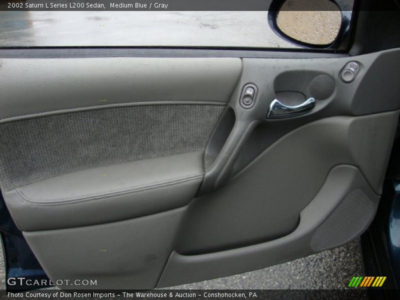 Medium Blue / Gray 2002 Saturn L Series L200 Sedan
