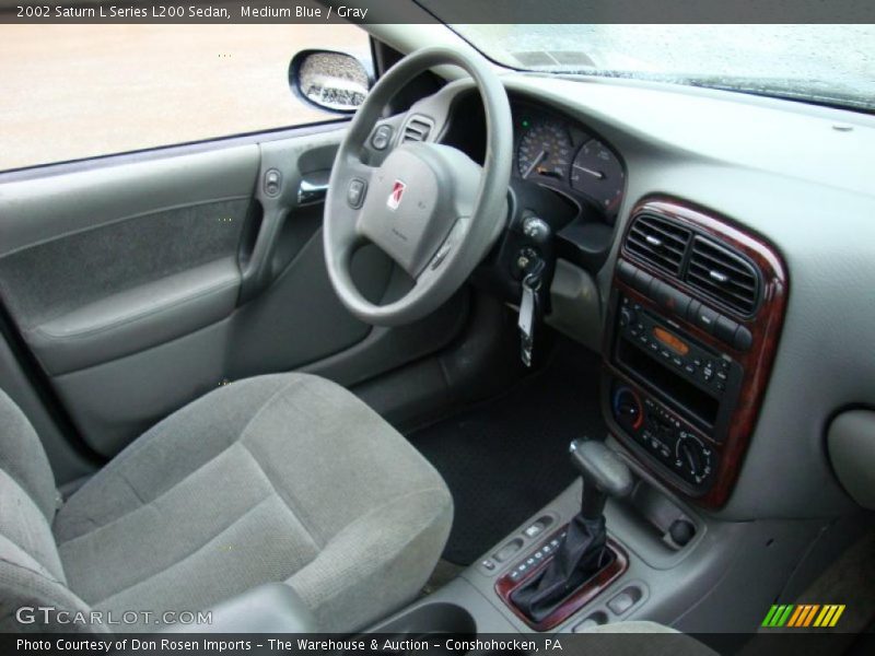 Medium Blue / Gray 2002 Saturn L Series L200 Sedan