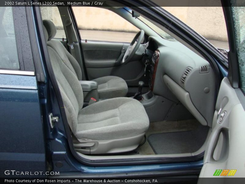 Medium Blue / Gray 2002 Saturn L Series L200 Sedan