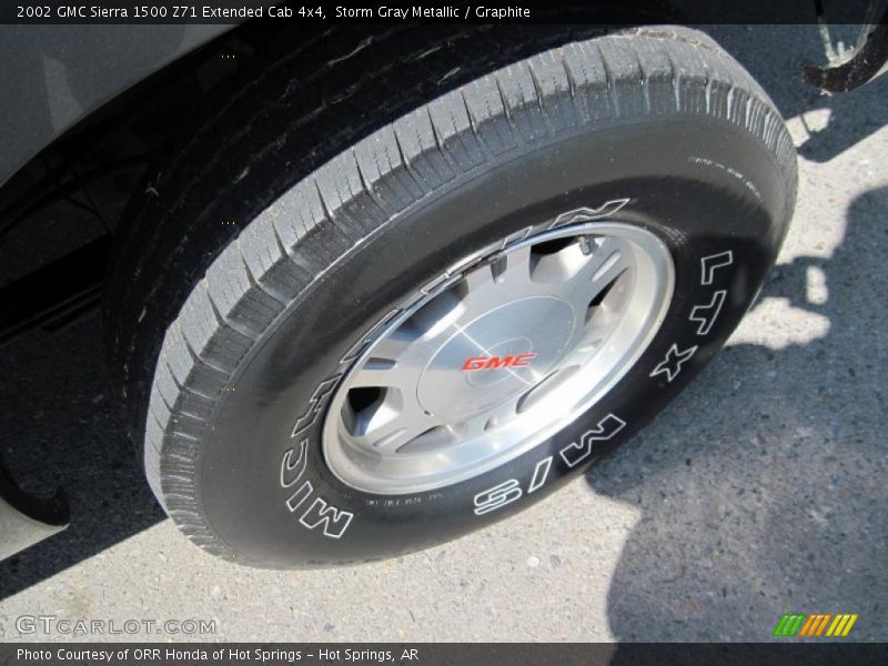 Storm Gray Metallic / Graphite 2002 GMC Sierra 1500 Z71 Extended Cab 4x4