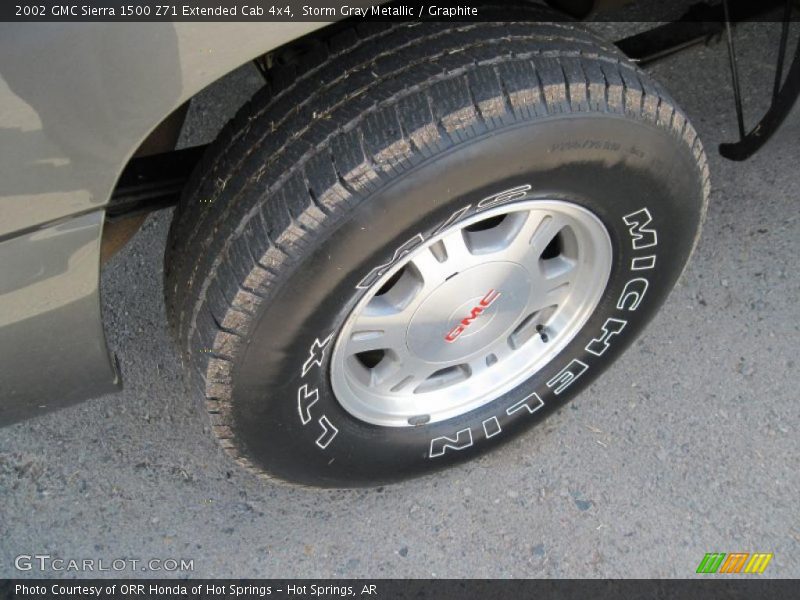 Storm Gray Metallic / Graphite 2002 GMC Sierra 1500 Z71 Extended Cab 4x4