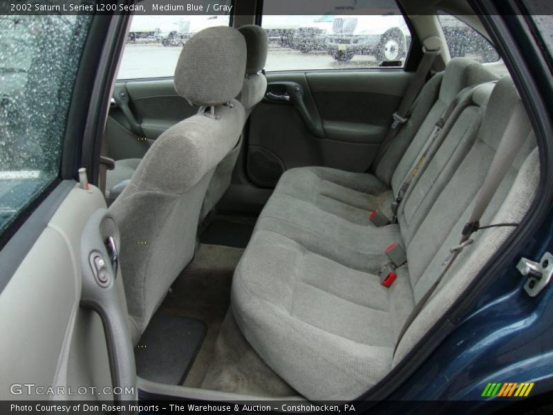 Medium Blue / Gray 2002 Saturn L Series L200 Sedan