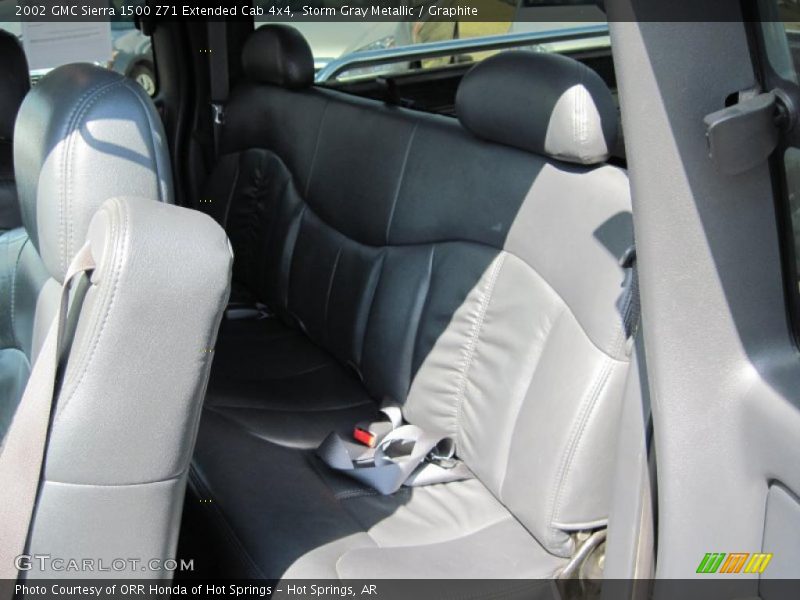 Storm Gray Metallic / Graphite 2002 GMC Sierra 1500 Z71 Extended Cab 4x4