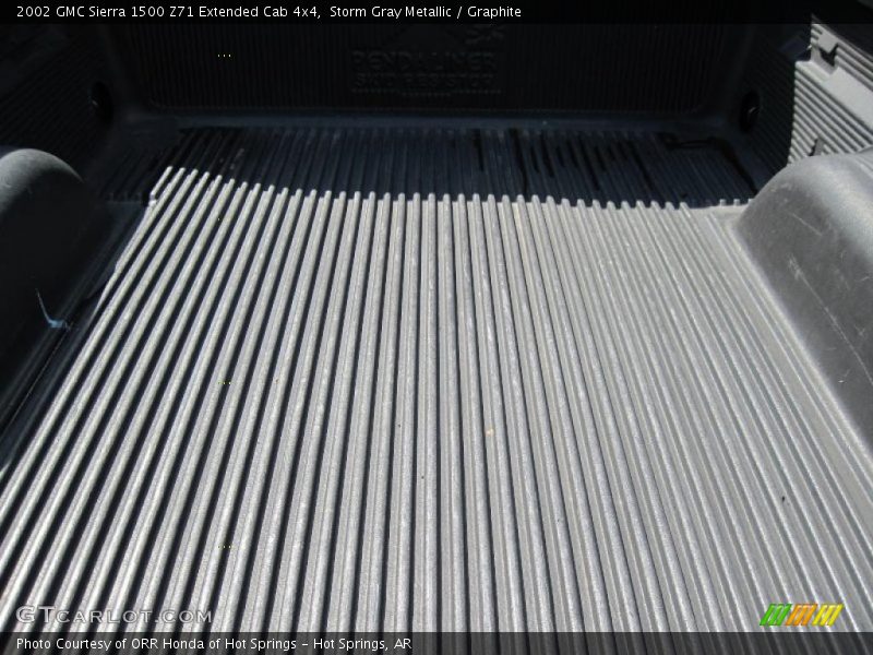 Storm Gray Metallic / Graphite 2002 GMC Sierra 1500 Z71 Extended Cab 4x4