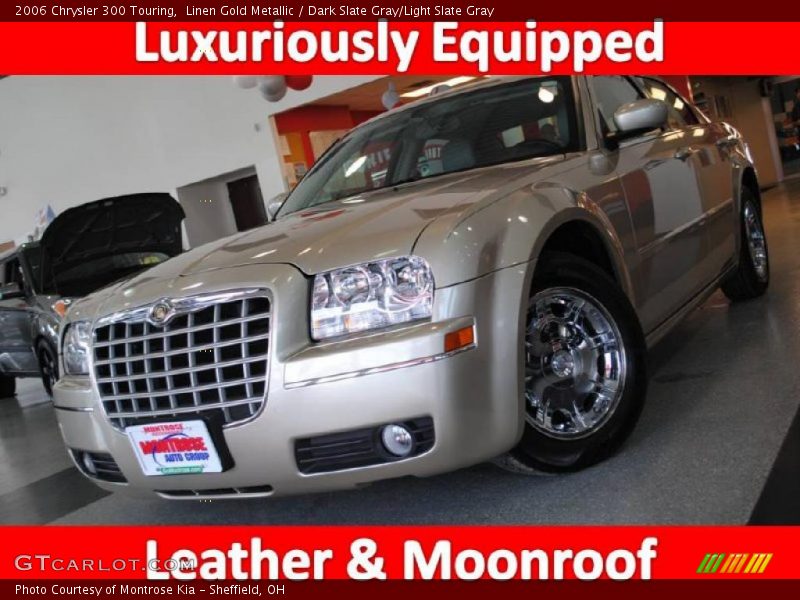 Linen Gold Metallic / Dark Slate Gray/Light Slate Gray 2006 Chrysler 300 Touring
