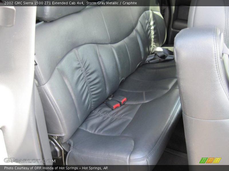 Storm Gray Metallic / Graphite 2002 GMC Sierra 1500 Z71 Extended Cab 4x4