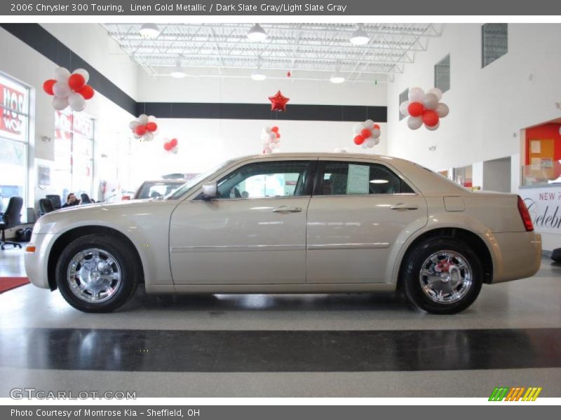 Linen Gold Metallic / Dark Slate Gray/Light Slate Gray 2006 Chrysler 300 Touring