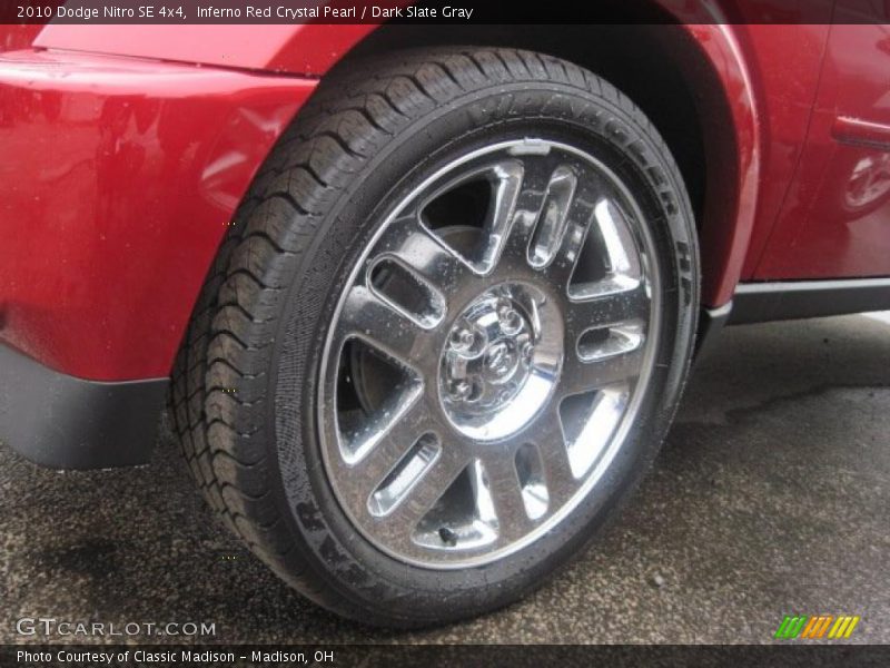 Inferno Red Crystal Pearl / Dark Slate Gray 2010 Dodge Nitro SE 4x4