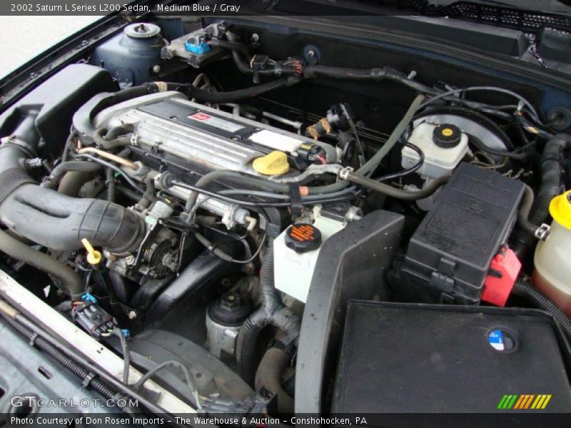 Medium Blue / Gray 2002 Saturn L Series L200 Sedan