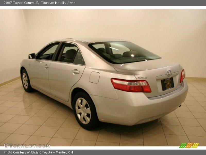 Titanium Metallic / Ash 2007 Toyota Camry LE
