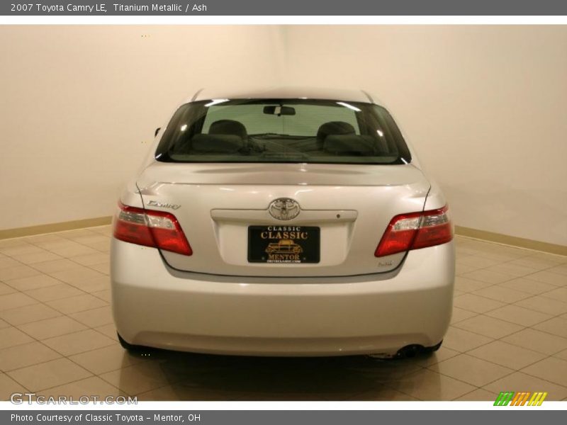 Titanium Metallic / Ash 2007 Toyota Camry LE