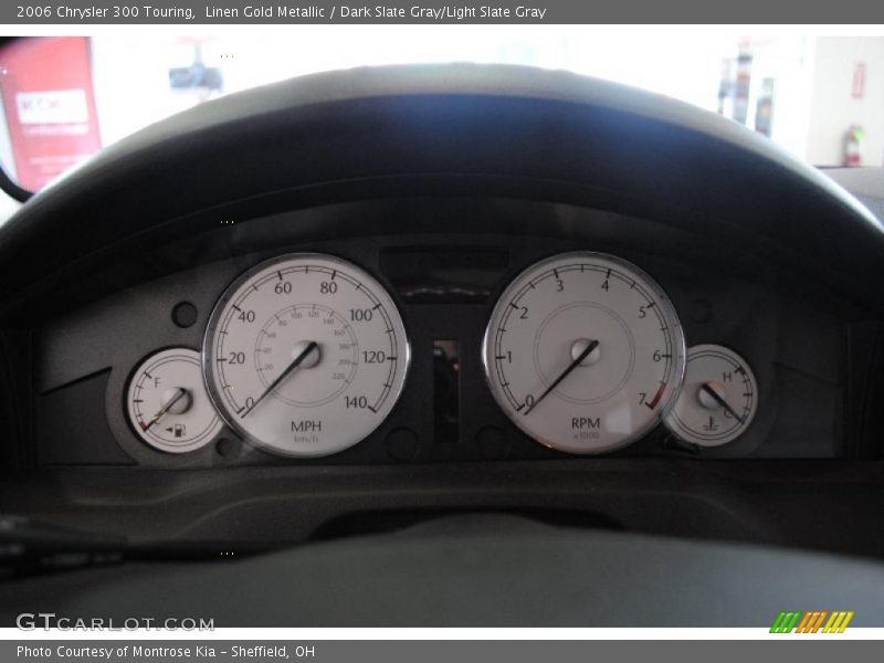 Linen Gold Metallic / Dark Slate Gray/Light Slate Gray 2006 Chrysler 300 Touring
