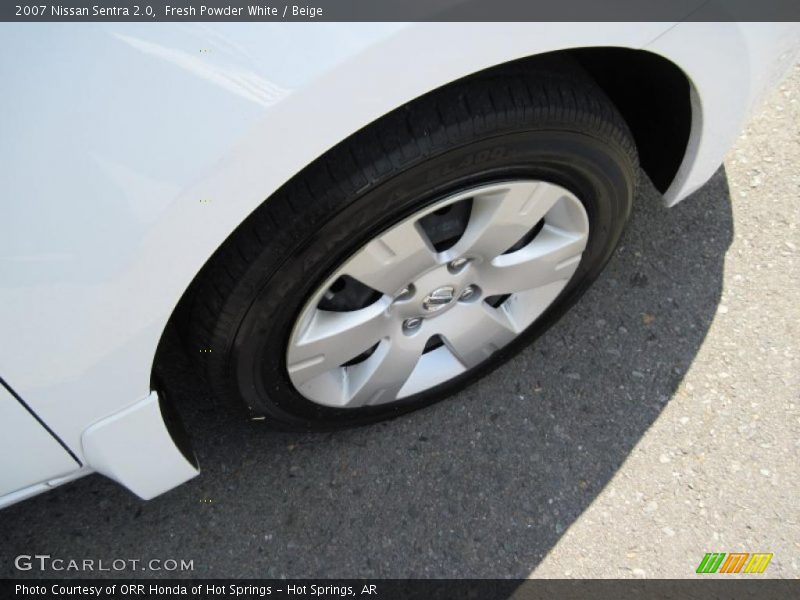 Fresh Powder White / Beige 2007 Nissan Sentra 2.0