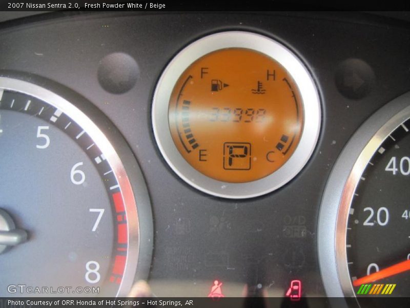Fresh Powder White / Beige 2007 Nissan Sentra 2.0