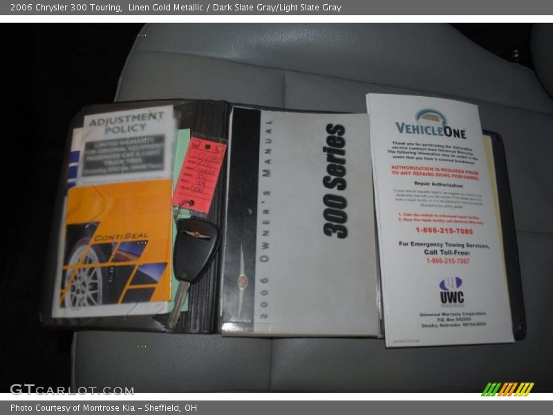 Linen Gold Metallic / Dark Slate Gray/Light Slate Gray 2006 Chrysler 300 Touring
