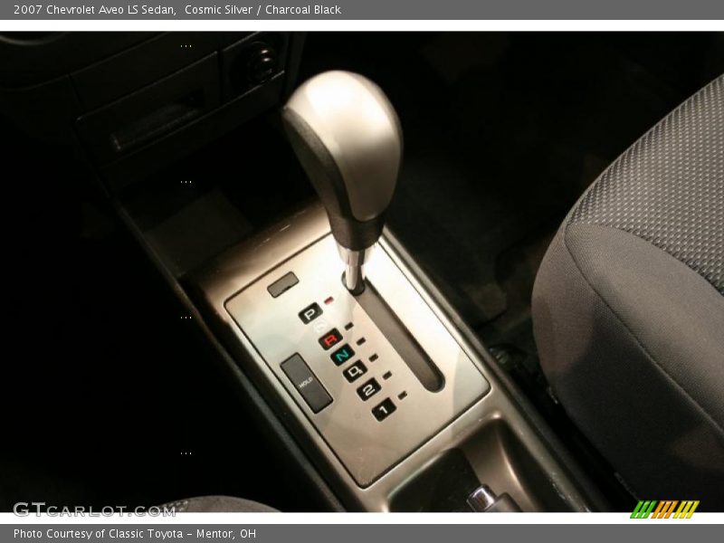 Cosmic Silver / Charcoal Black 2007 Chevrolet Aveo LS Sedan