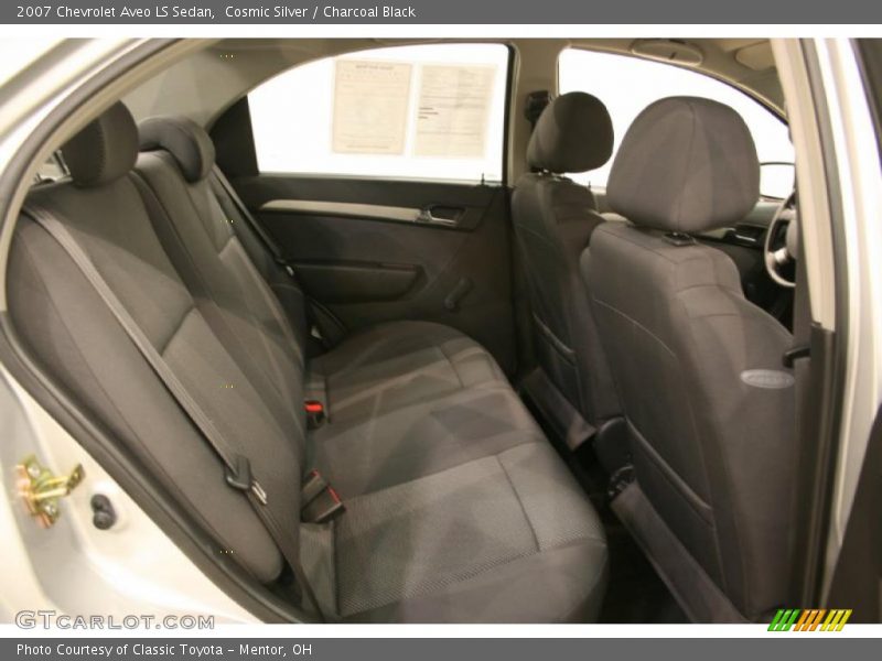 Cosmic Silver / Charcoal Black 2007 Chevrolet Aveo LS Sedan