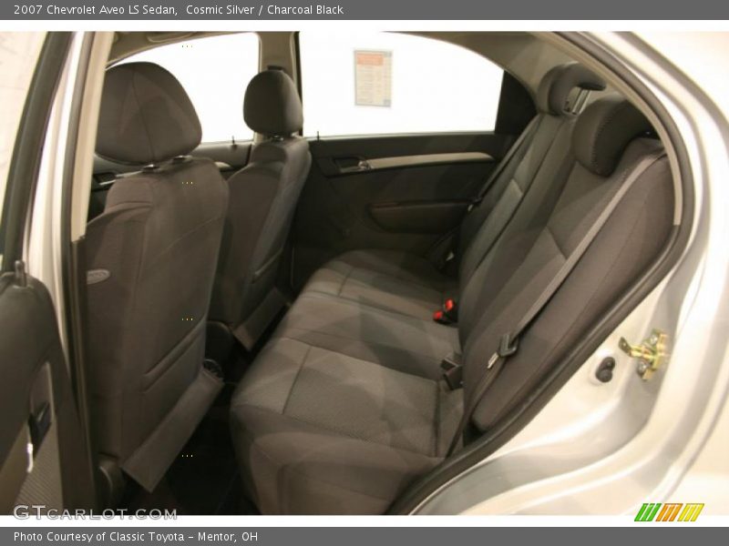 Cosmic Silver / Charcoal Black 2007 Chevrolet Aveo LS Sedan