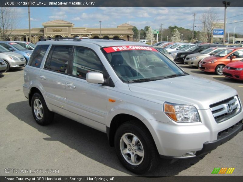 Billet Silver Metallic / Gray 2008 Honda Pilot EX-L