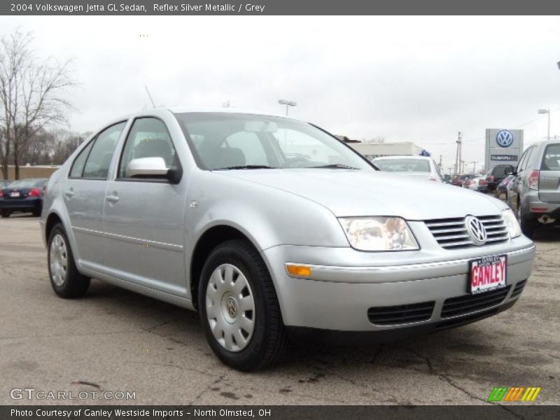 Reflex Silver Metallic / Grey 2004 Volkswagen Jetta GL Sedan