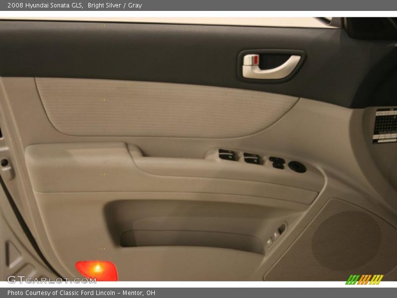 Bright Silver / Gray 2008 Hyundai Sonata GLS