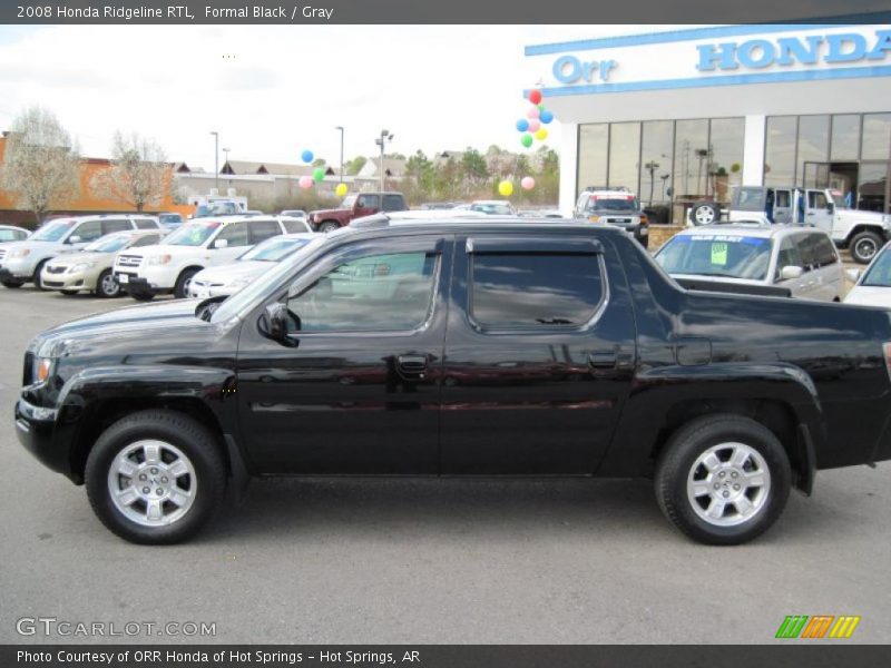 Formal Black / Gray 2008 Honda Ridgeline RTL