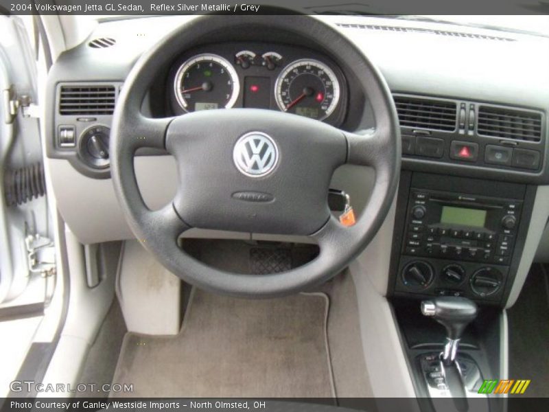 Reflex Silver Metallic / Grey 2004 Volkswagen Jetta GL Sedan