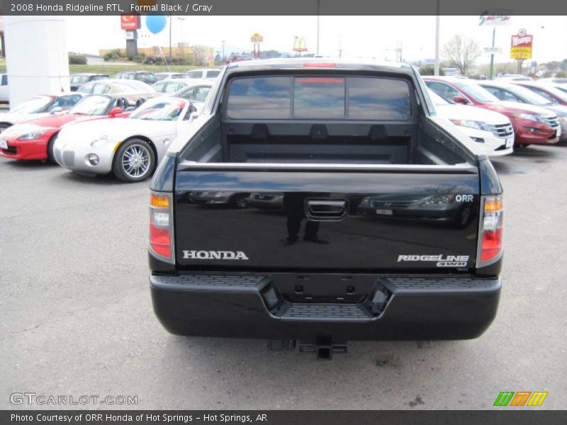 Formal Black / Gray 2008 Honda Ridgeline RTL