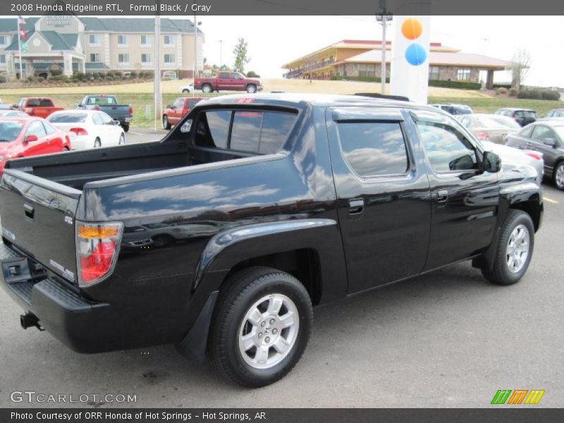 Formal Black / Gray 2008 Honda Ridgeline RTL