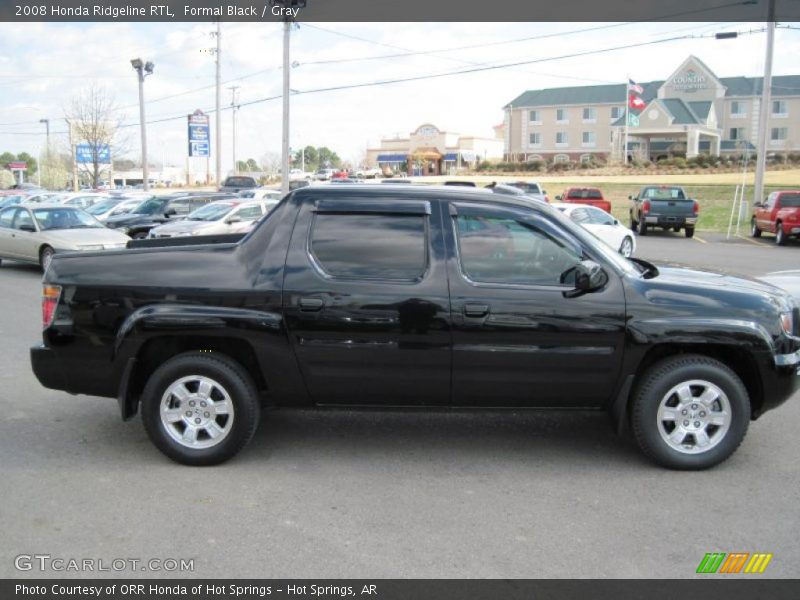 Formal Black / Gray 2008 Honda Ridgeline RTL