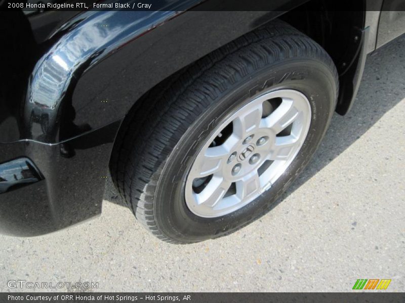 Formal Black / Gray 2008 Honda Ridgeline RTL