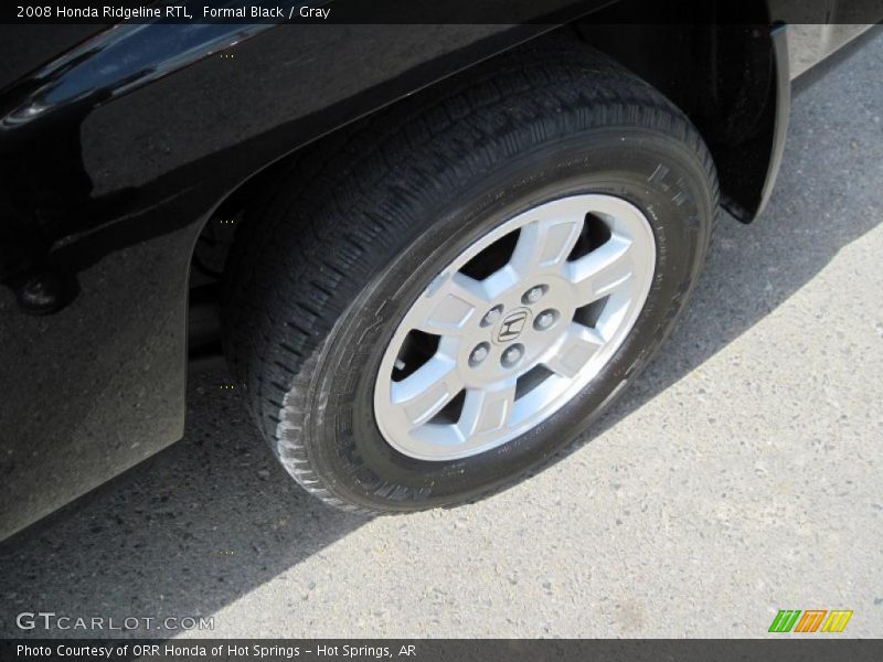 Formal Black / Gray 2008 Honda Ridgeline RTL