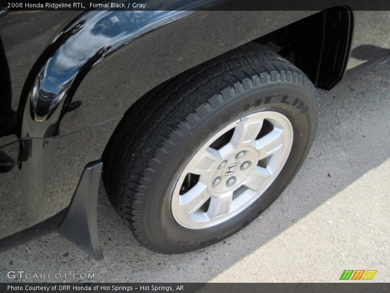 Formal Black / Gray 2008 Honda Ridgeline RTL