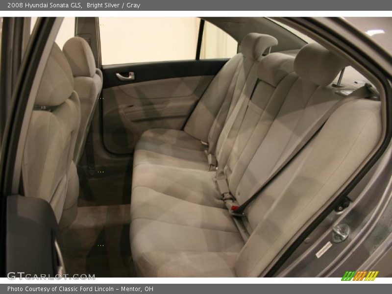 Bright Silver / Gray 2008 Hyundai Sonata GLS