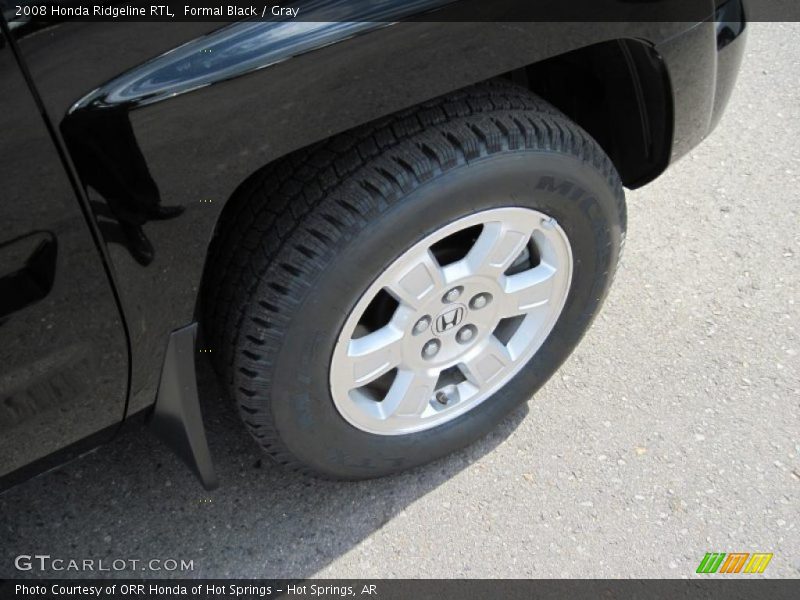Formal Black / Gray 2008 Honda Ridgeline RTL
