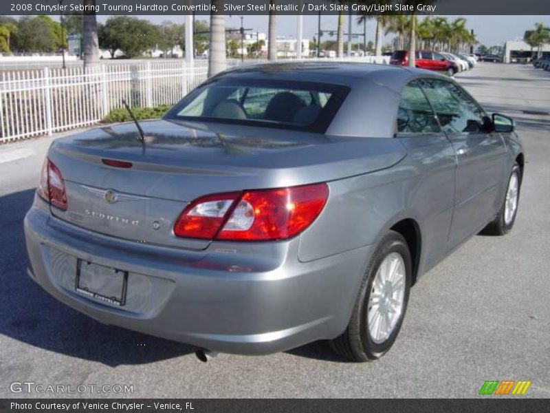 Silver Steel Metallic / Dark Slate Gray/Light Slate Gray 2008 Chrysler Sebring Touring Hardtop Convertible