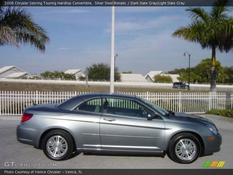 Silver Steel Metallic / Dark Slate Gray/Light Slate Gray 2008 Chrysler Sebring Touring Hardtop Convertible