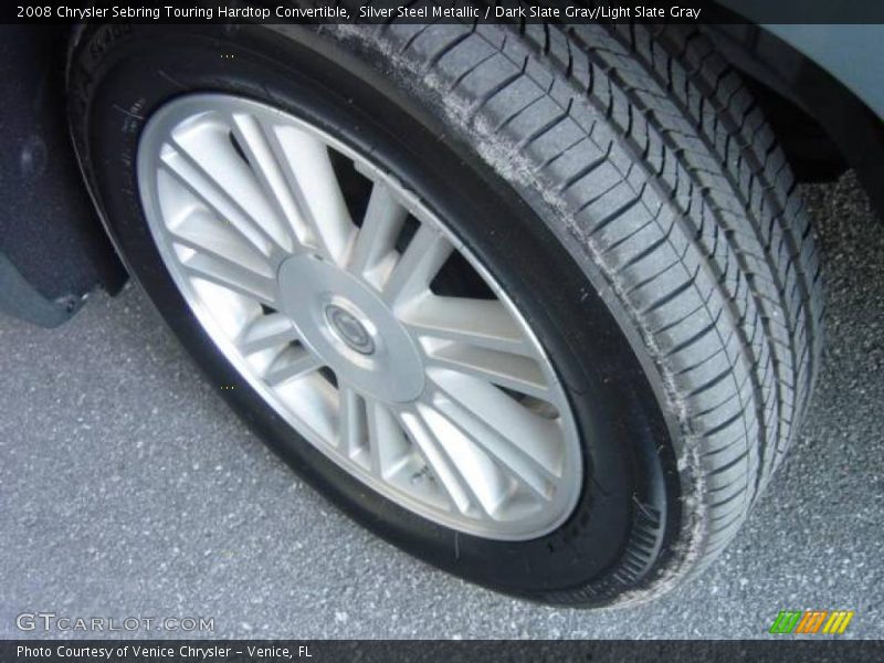 Silver Steel Metallic / Dark Slate Gray/Light Slate Gray 2008 Chrysler Sebring Touring Hardtop Convertible