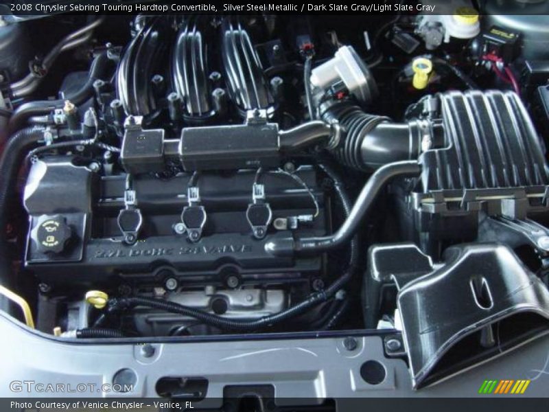 Silver Steel Metallic / Dark Slate Gray/Light Slate Gray 2008 Chrysler Sebring Touring Hardtop Convertible