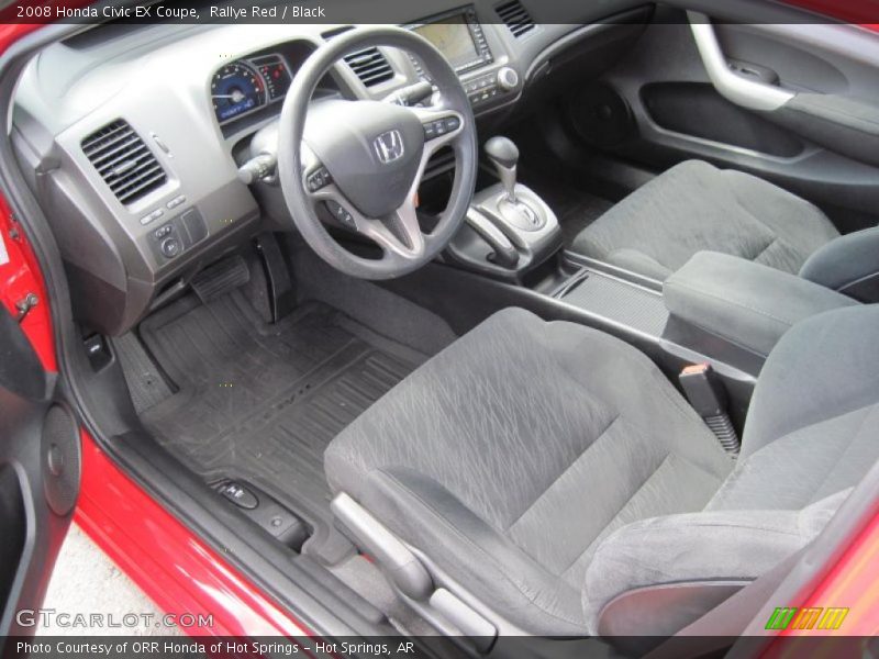Rallye Red / Black 2008 Honda Civic EX Coupe