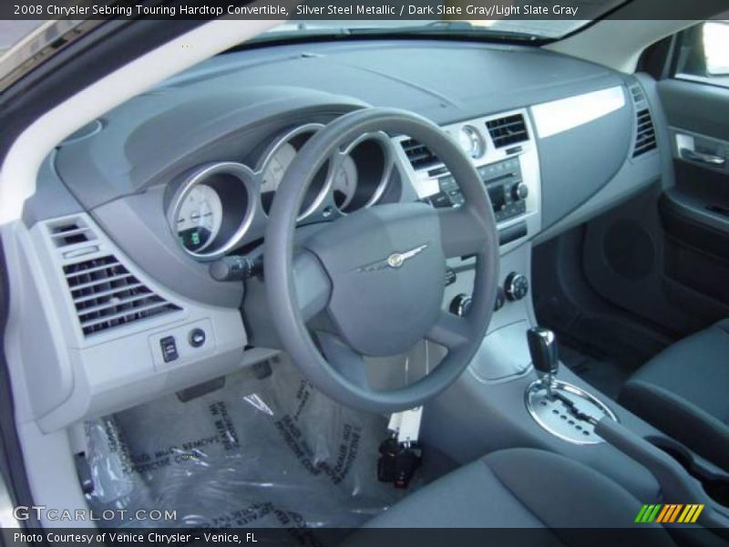 Silver Steel Metallic / Dark Slate Gray/Light Slate Gray 2008 Chrysler Sebring Touring Hardtop Convertible