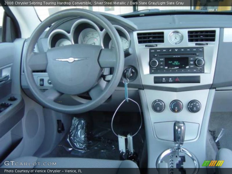 Silver Steel Metallic / Dark Slate Gray/Light Slate Gray 2008 Chrysler Sebring Touring Hardtop Convertible