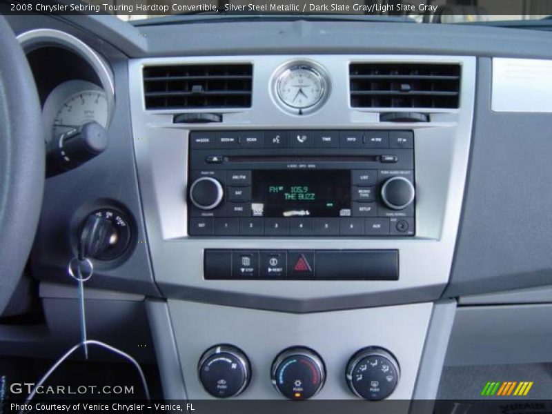 Silver Steel Metallic / Dark Slate Gray/Light Slate Gray 2008 Chrysler Sebring Touring Hardtop Convertible