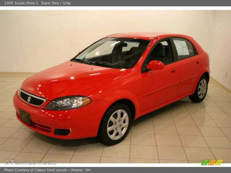 Super Red / Gray 2005 Suzuki Reno S