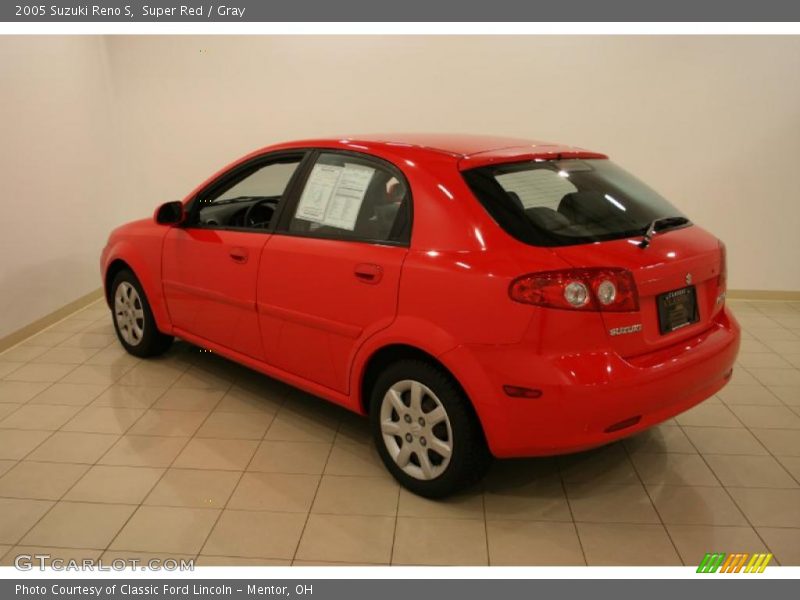 Super Red / Gray 2005 Suzuki Reno S