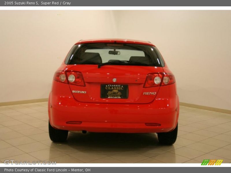 Super Red / Gray 2005 Suzuki Reno S